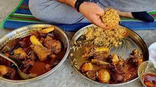 Cooker Wali Kashmiri Shalgum Mutton Curry | Pressure Cooker Kashmiri Mutton Shalgum Recipe