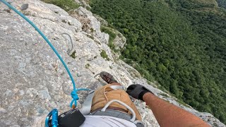 Via Ferrata - La Roche Veyrand - Alps, France - 4K