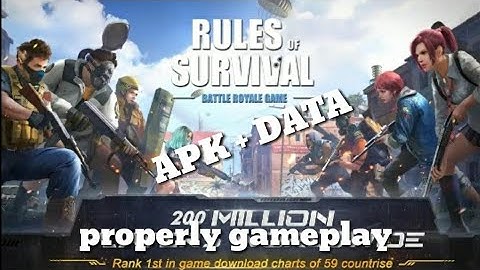 How to download rules of survlval apk+data on Android