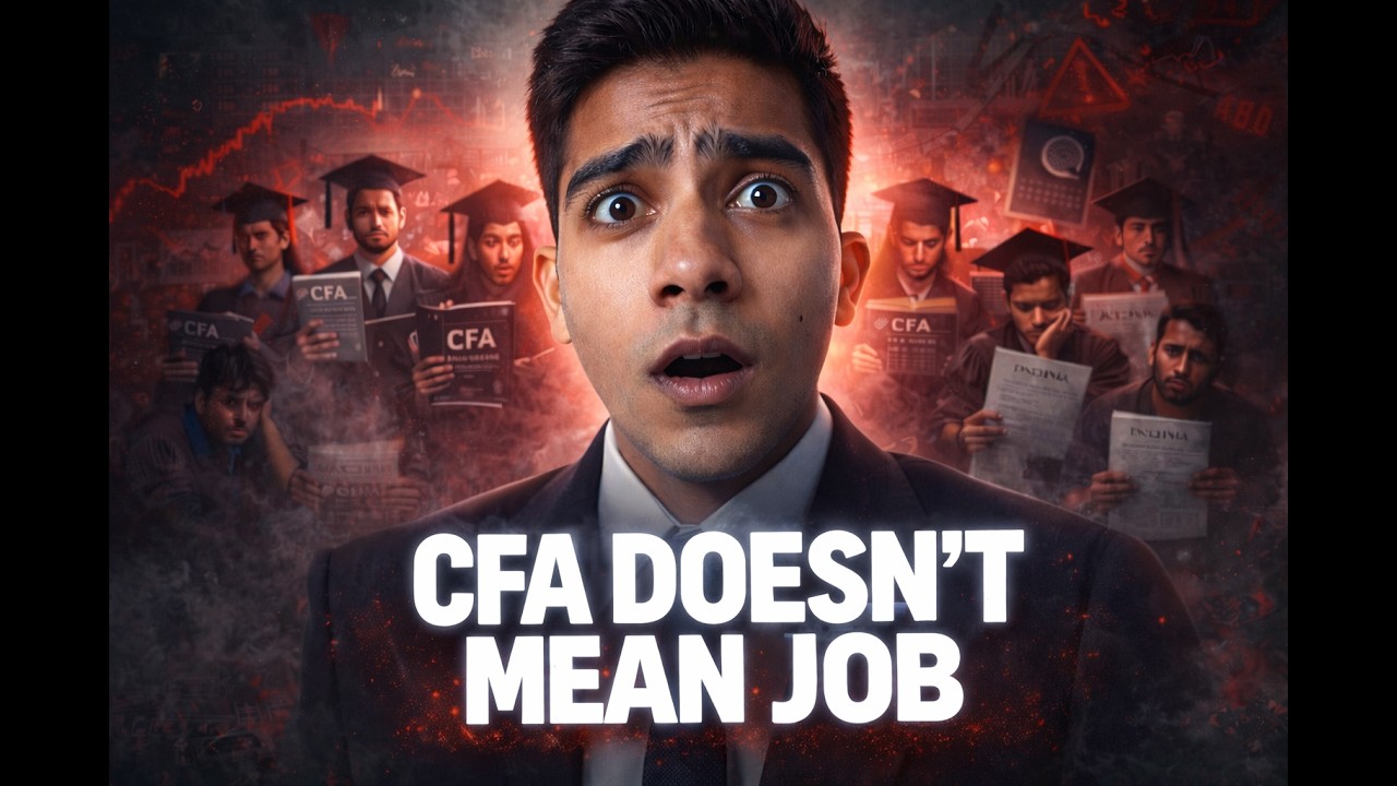 CFA Will Not Get you a Job : The Truth Nobody Tells (Why Nobody Gets Jobs After CFA)