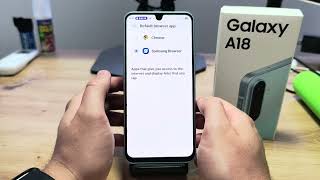 Samsung A18: How to Change Browser App screenshot 5