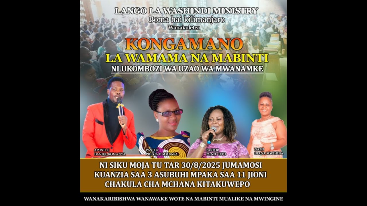 LIVE FROM LANGOLAWASHINDI MAGADINI MNARA WA VODA KARIBU KATIKA KONGAMANO LA WANAWAK