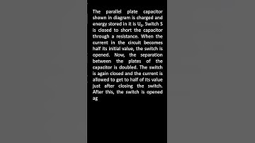 JEE 2025 : Answer this capacitor question in 5 minute #jee2025 #sbt #iit