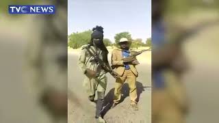 (WATCH) Bandits Abduct Construction Workers, Burn Vehicles In Niger