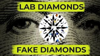 Are lab-grown diamonds considered fake?