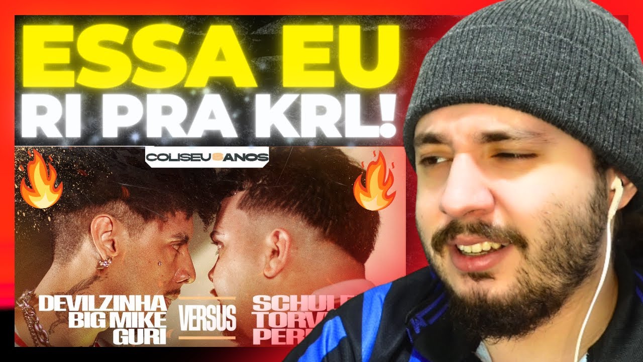 (🤣🤣) DEVILZINHA, GURI E BIG MIKE X SCHULER, TORVI E PERIGO - 6 ANOS BATALHA DO COLISEU | REACT BAUEB
