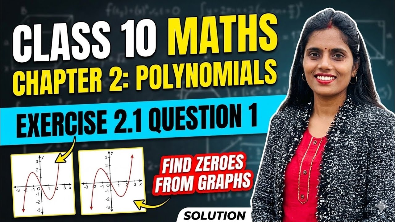 Class 10 maths chapter 2 exercise 2.1 question 1 - YouTube
