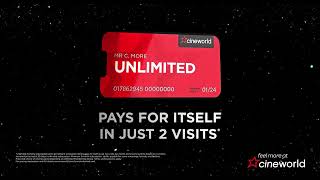 Join Unlimited Today Cineworld Cinemas Unlimited Advert