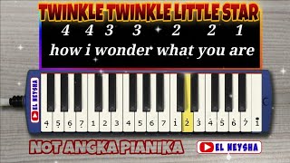 TWINKLE TWINKLE LITTLE STAR Not Angka Pianika