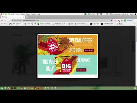 Prestashop free module colorbox - popup and video