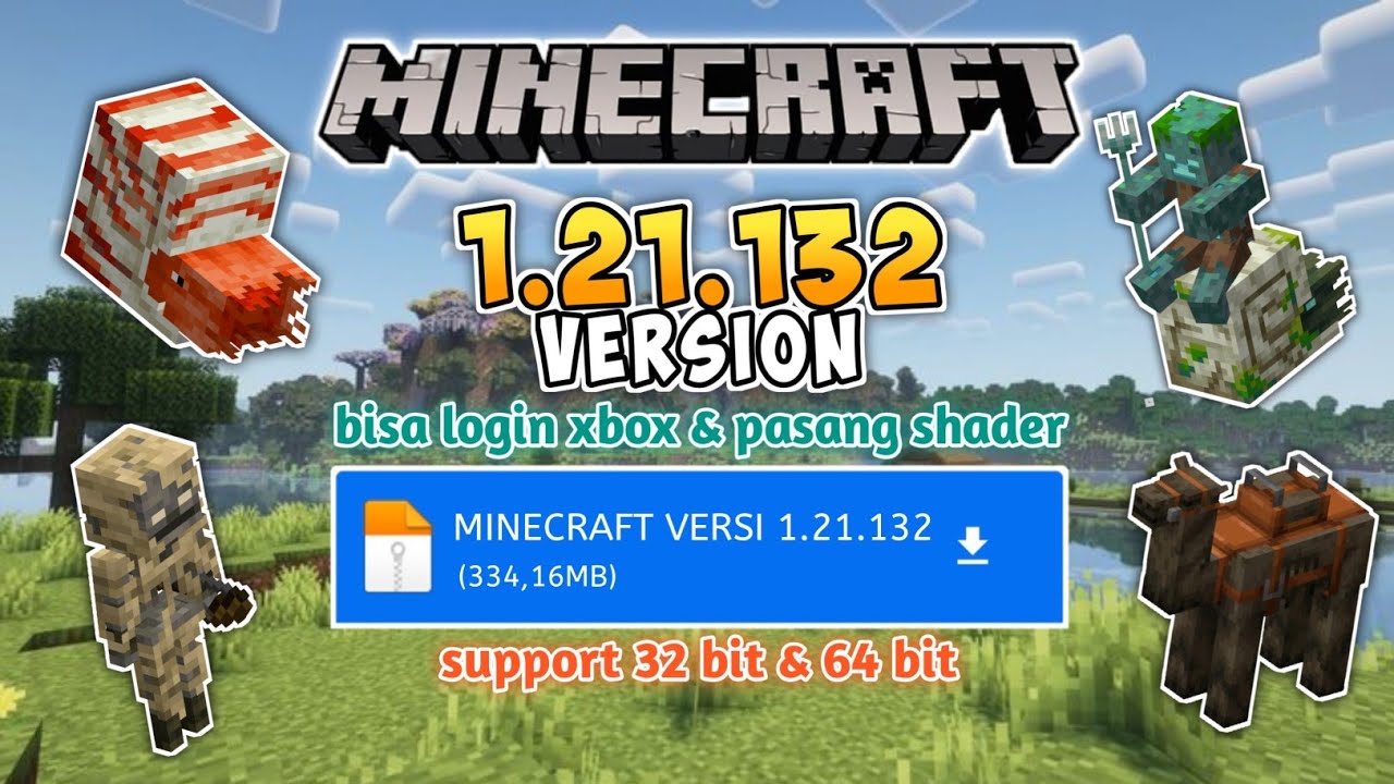 Minecraft patch terbaru 1.21.132 || riview update Minecraft terbaru ...