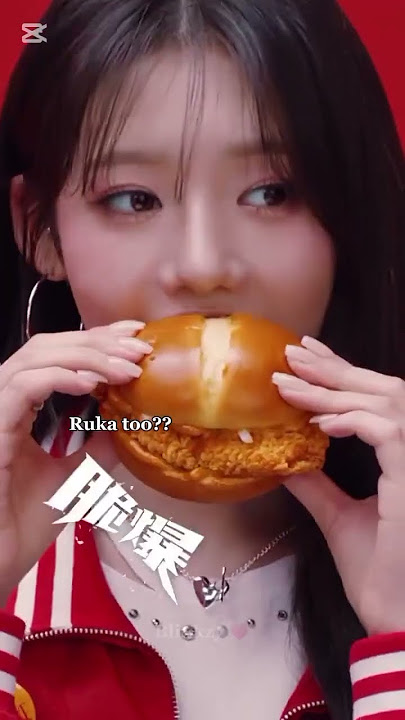 Did they really bite it or not??? (video: Pinterest)#babymonster#kpop#imback