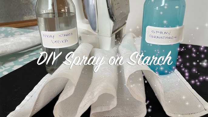 Make your own spray starch, Ironing starch