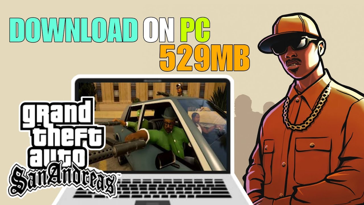 How to download gta san andreas in laptop or pc ||gameplay|| - YouTube
