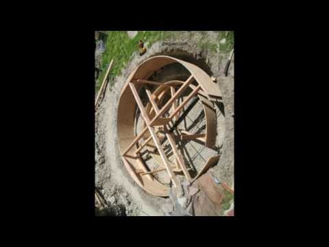 How To Build Backyard Concrete Pond or Pool - Part Three Curved Forms