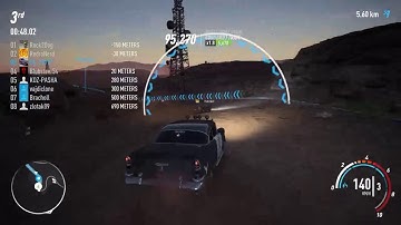 Need for Speed Payback - multiplayer speedlist w/out drift events..