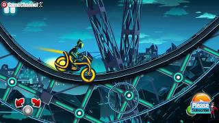 Bike Race Game Traffic Rider Of Neon City / Motor Bike Racing / Android Gameplay Video #2 screenshot 4