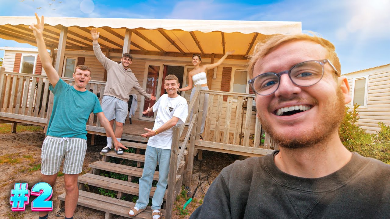 On découvre notre camping de luxe (il est INCROYABLE)