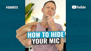 How to Hide a Mic & Remove Wind Noise! #shorts