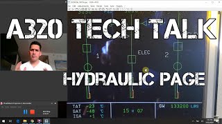 Airbus A320 Cockpit Tour: #47 - SD-HYDRAULIC Page: What do all those buttons do?!
