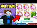 NOOB 😱 Gets *FULL* TEAM OF NEW MYTHICALS In Pet Simulator X!