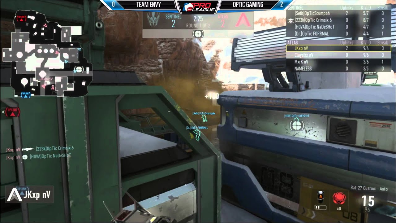 OpTic Gaming vs Team EnVy Game 3 (MLG Pro League Dec 8th 2014