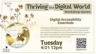 Digital Accessibility Essentials | Thriving in a Digital World 2026