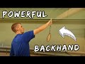 How To Play A Powerful BACKHAND like TAUFIK HIDAYAT - Backhand TUTORIAL