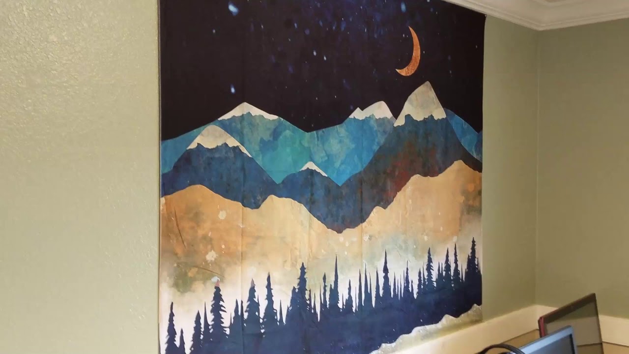 WALL TAPESTRY REVIEW WALL ART TAPESTRY FROM AMAZON REVIEW YouTube