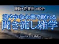ファミレスのメニュー表は、1冊○○円。/【朗読】ぼんやり夢うつつの雑学【聞くトリビア】