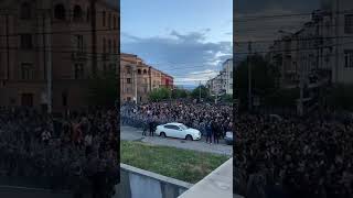 Митинг в Ереване. Армения