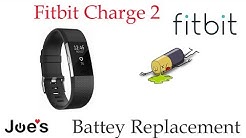 Repair Fitbit Charge 2 Smartwatch Replacement Battery How To Tutorial