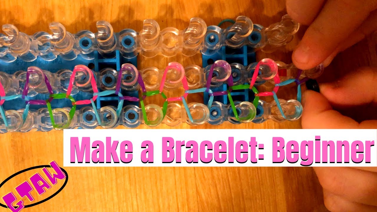 Rainbow Loom How to Make a Rainbow Loom Bracelet [Beginner] YouTube
