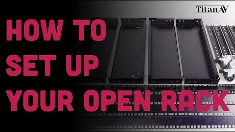 How to setup your Titan AV open rack
