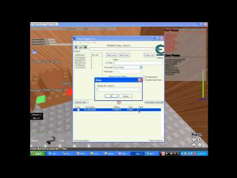 Como Hackear Roblox Con Cheat Engine 6 7 Youtube - how to hack roblox games using cheat engine