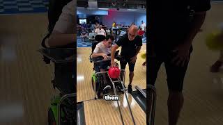Why Is This Bowler Using a RAMP Instead of Throwing the Ball? 😱🎳 Why Is This Bowler Using a RAMP Instead of Throwing the Ball? 😱🎳