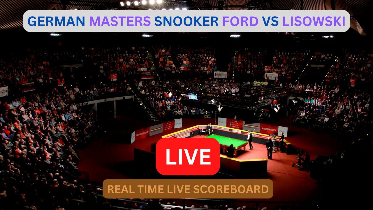 Tom Ford vs Jack Lisowski LIVE Score UPDATE Today Semi Finals 2023 German Masters Snooker LIVE