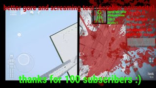 (Warning:blood and gore) better gore and screaming test (gorebox animosity and read description)