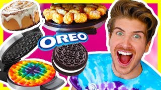 MAKING WAFFLES OUT OF RANDOM FOODS!