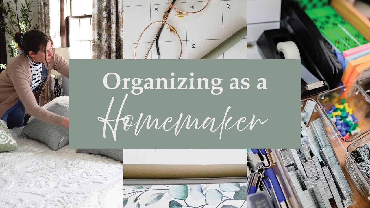 ✨ 8 HABITS of a Highly Organized HOMEMAKER