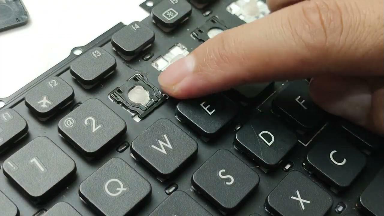 CARA LEPAS TUT KEYBOARD DAN PEMASANGAN PENGUNCI + RUBER+TUT - YouTube