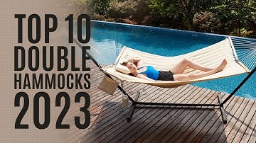 Top 10: Best Double Hammocks in 2023 / Outdoor Patio Hammock with Stand for Garden, Backyard, Beach