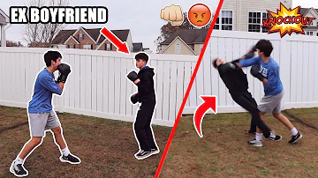 BOXING MY GIRLFRIENDS EX BOYFRIEND! (CRAZY)