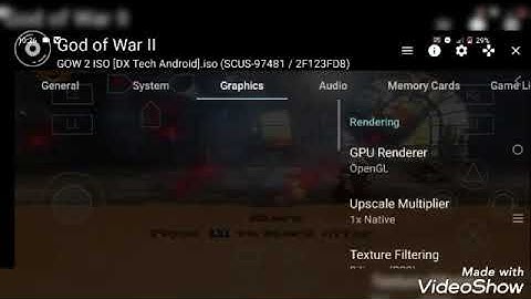 PS5 graphic settings in aether sx2 no lag