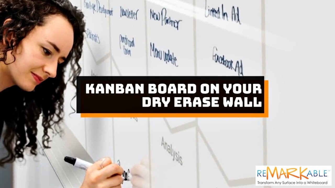 KANBAN BOARD ON YOUR DRY ERASE WALL YouTube