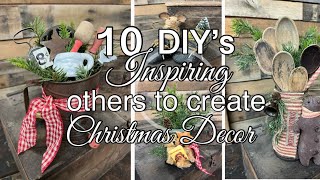 INSPIRING OTHERS TO CREATE DIY CHRISTMAS DECOR