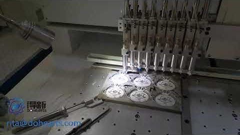 automatic production line to make pvc rubber label logo badge machine with high effective