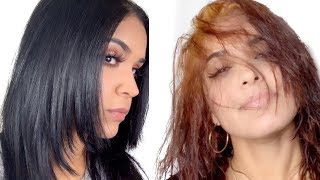 Cómo quitar el color negro de tu cabello en un día