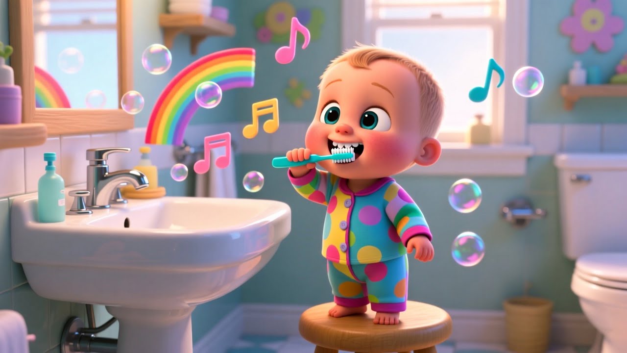 Brushing Time with Baby 🪥🦷 | Fun Oral Hygiene for Toddlers | Preschool Learning Video
