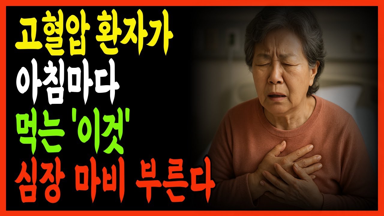 건강식이라 믿었는데… 고혈압 환자에게는 독이 되는 음식ㅣ고혈압 환자 10명 중 7명이 매일 먹는 음식, 심장을 위협합니다ㅣ노후건강지혜ㅣ오디오북